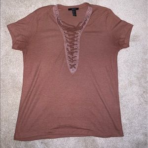 Forever 21 rust colored tshirt